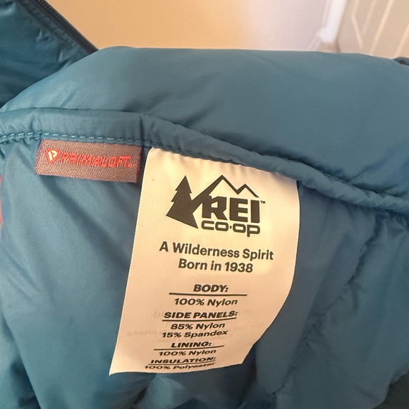 REI Co‑op Insulated Hooded Jacket – Teal – Women’s 1X - Picture 4 of 5